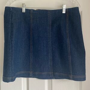 Denim short skirt juniors
